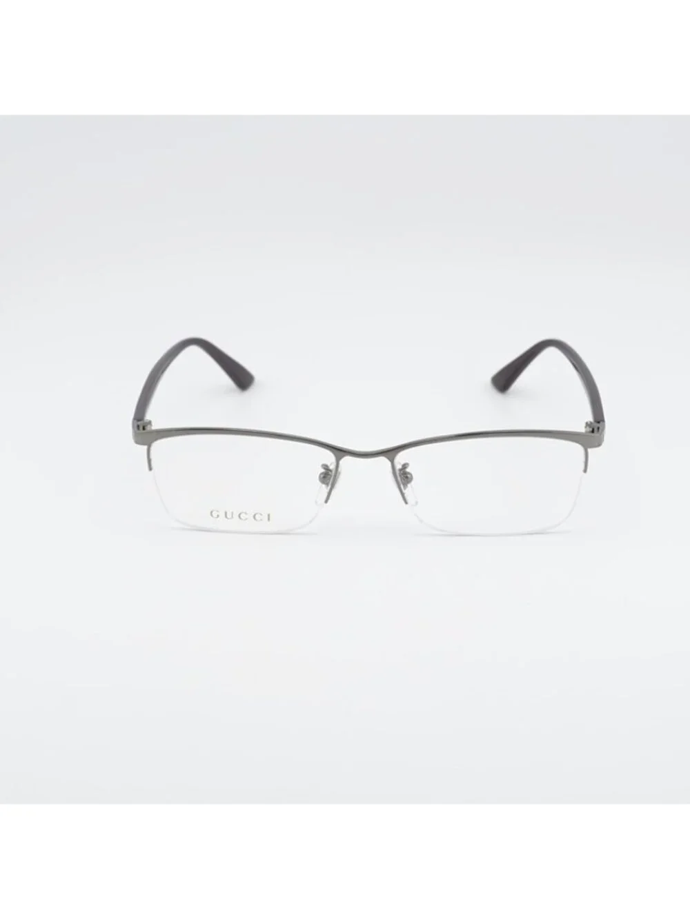 Gucci GG0856OJ 002 Eyeglasses Gunmetal 56mm Rectangle Frame